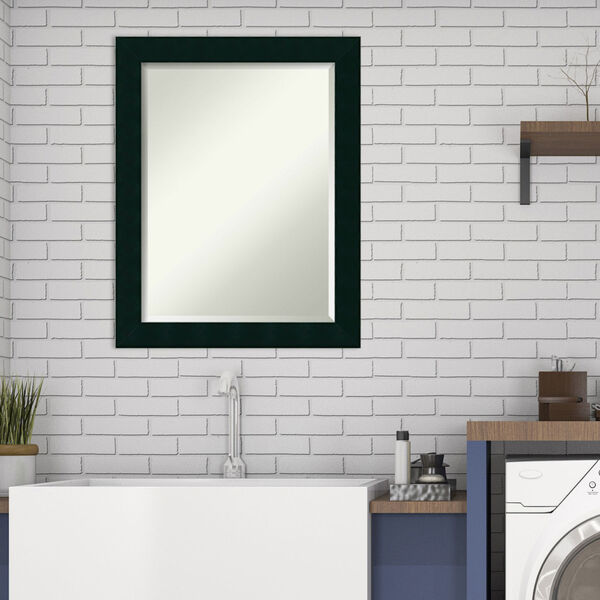 Tribeca Black 22W X 28H-Inch Bathroom Vanity Wall Mirror, image 3