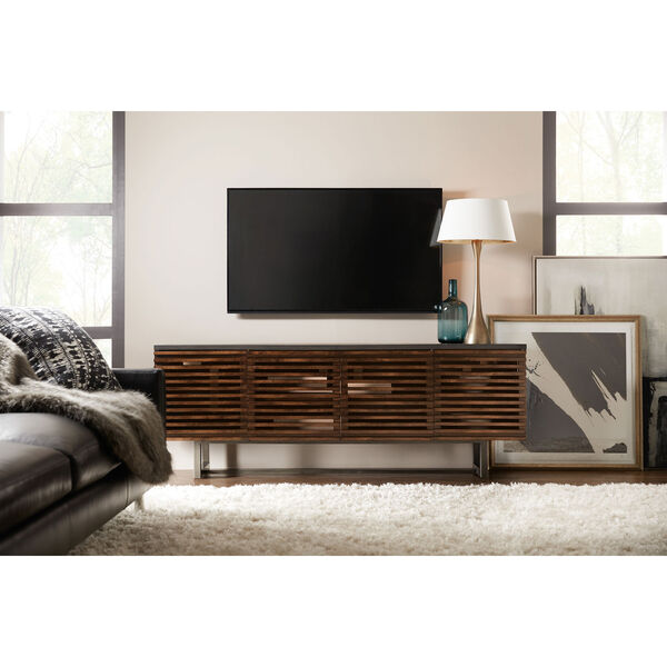 Solstice Wood and Metal Entertainment Console, image 2