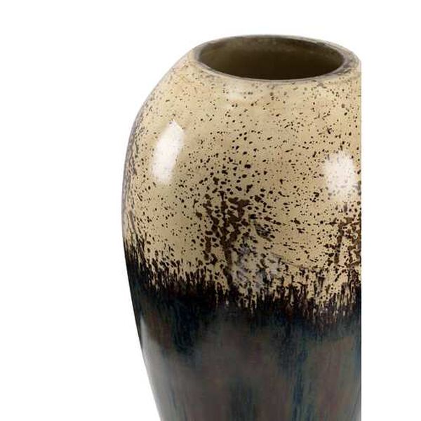 Cream and Black Night Fall Vase, image 4