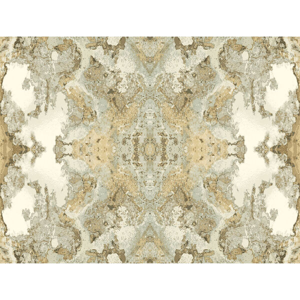 Candice Olson Botanical Dreams Light Gray Inner Beauty Wallpaper, image 2