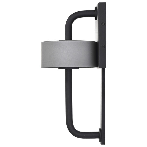 Overtop Matte Black Six-Inch LED Outdoor Wall Mount, image 6
