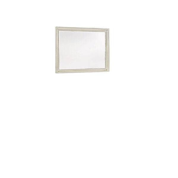 Summer Hill White Rectangle Mirror, image 2