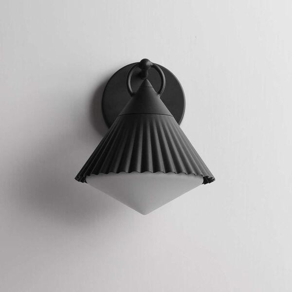 Odette Black 10-Inch One-Light Outdoor Wall Sconce, image 2