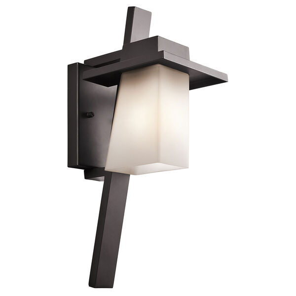 Stonebrook One-Light Architectural Bronze Outdoor Wall Fixture, image 1