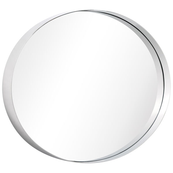 Silver 24 x 36-Inch Oval Wall Mirror, image 4