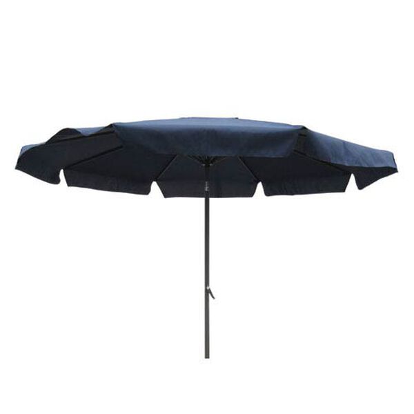 10 Ft. Navy Outdoor Aluminum Umbrella with Flaps, image 1