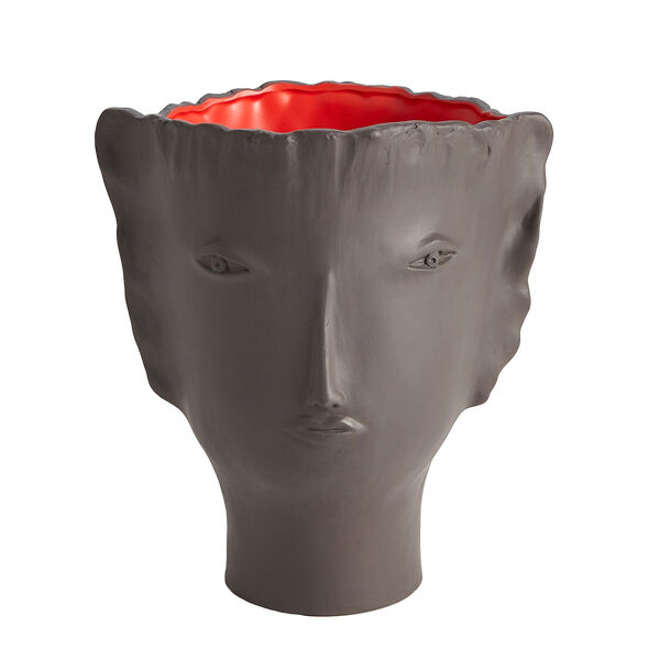 Calisto Brown and Red Vase, image 1