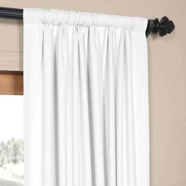 Chalk Off White 120 x 50 In. Blackout Curtain Single Panel, image 3