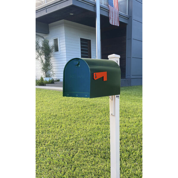 Rigby Blue Curbside Mailbox and Post, image 5
