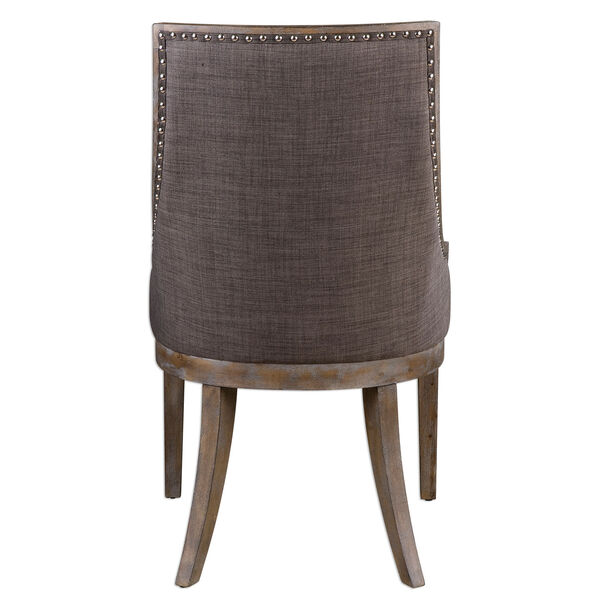 Aidrian Charcoal Gray Accent Chair - (Open Box), image 3