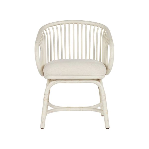 Getaway Egret Aruba Rattan Dining Chair, image 1