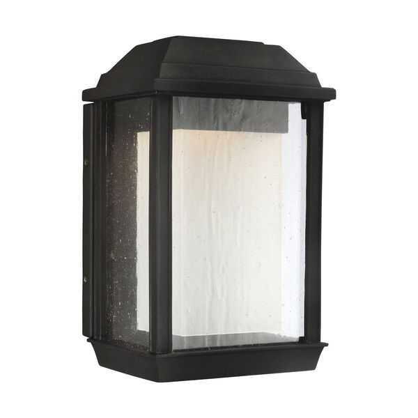 McHenry Textured Black 11-Inch LED Outdoor Wall Sconce, image 1