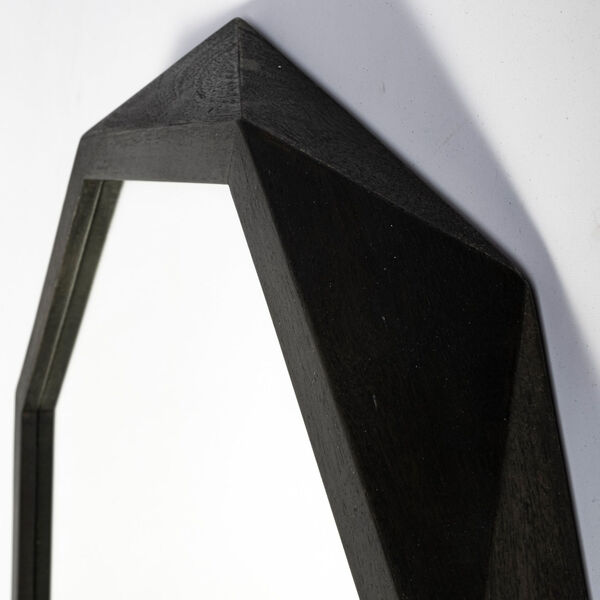 Aramis I Black Octagonal Wall Mirror, image 4