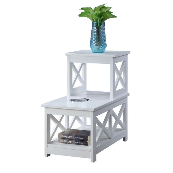 Oxford White 24-Inch Chairside End Table, image 3