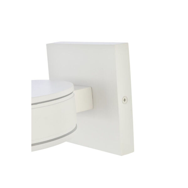 Raine White 230 Lumens Eight-Light LED Outdoor Wall Sconce, image 5