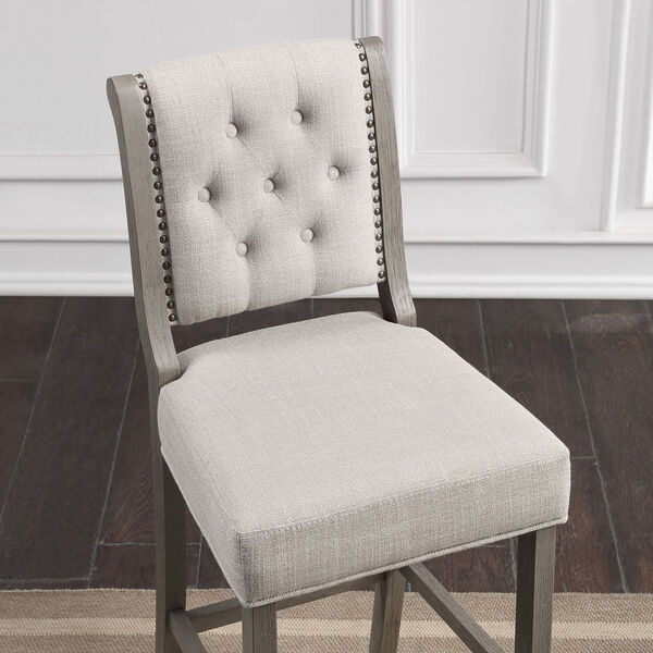 Kamelin Gray and Beige Counter Stool, image 5