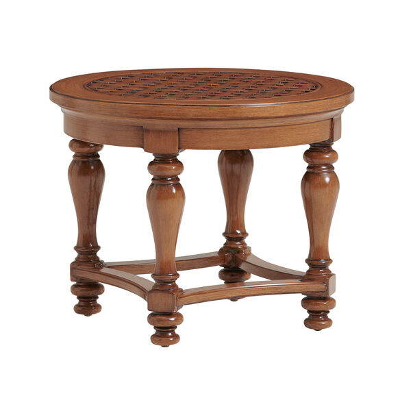 Harbor Isle Brown Round End Table, image 1