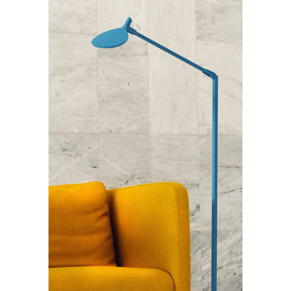 Splitty Matte Pacific Blue LED Floor Lamp, image 6