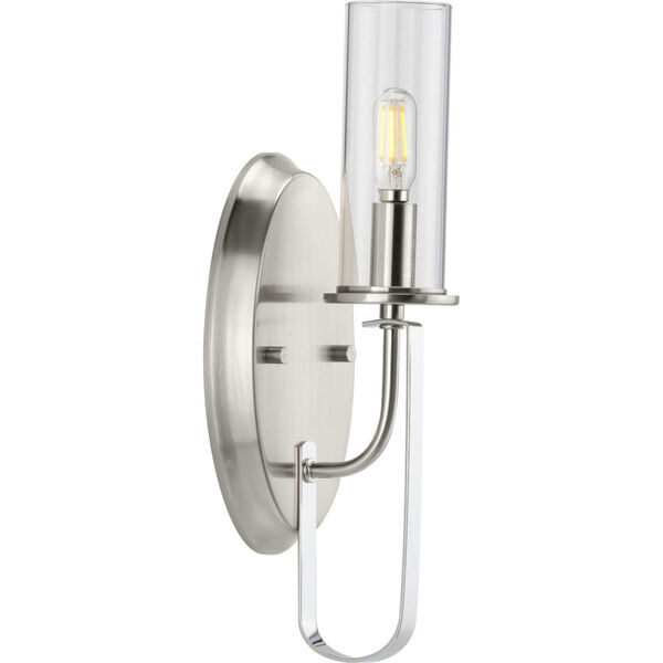 Riley Brushed Nickel Five-Inch One-Light ADA Wall Sconce, image 1