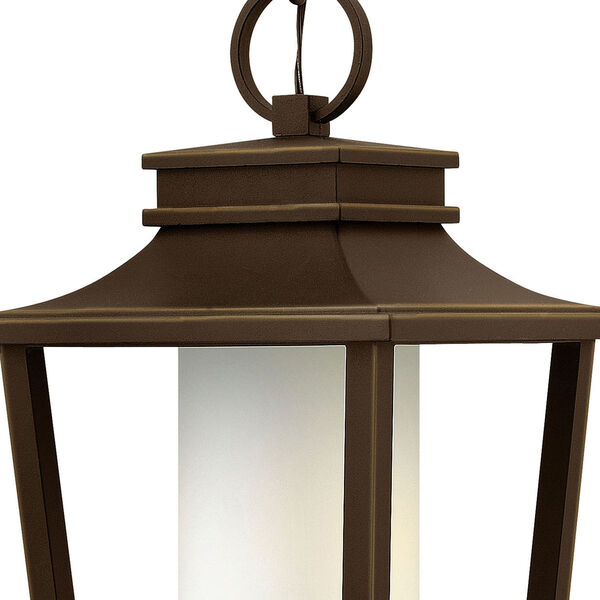 Glenview Rubbed Bronze 23-Inch One-Light Outdoor Pendant, image 5