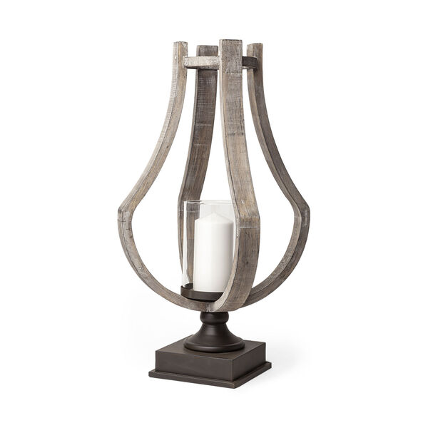 Brillion Brown 25-Inch Table Candle Holder, image 1
