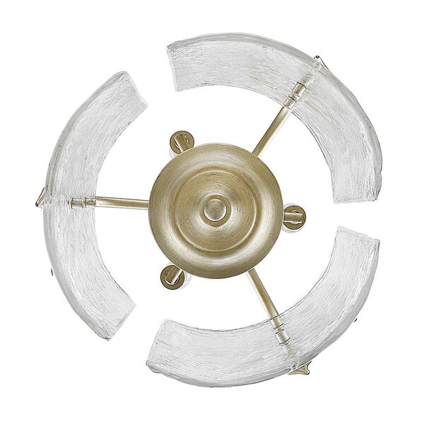 Calla White Gold Three-Light Pendant, image 4