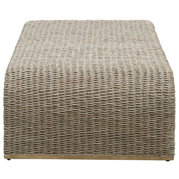 Calabria Natural Woven Seagrass Coffee Table, image 5