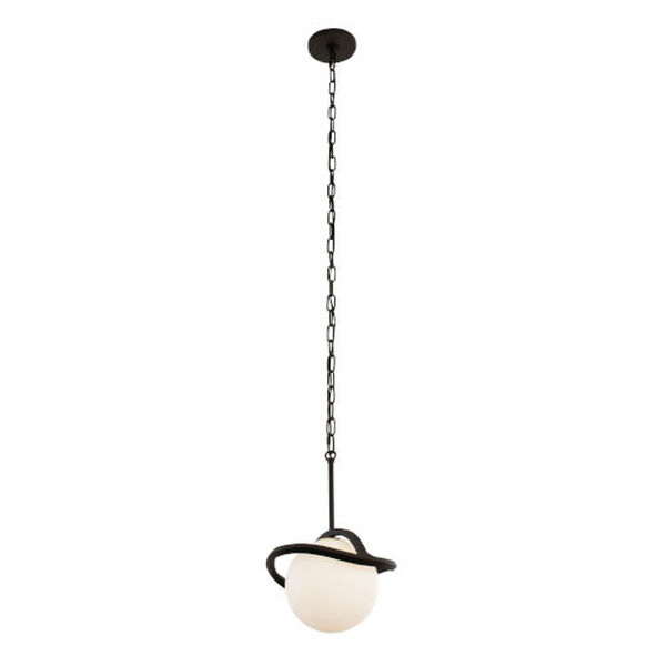 Black Betty Carbon French Gold One-Light Pendant, image 2
