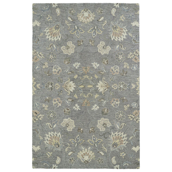 Helena Grey Hand Tufted 5Ft. x 7Ft. 9In Rectangle Rug, image 1