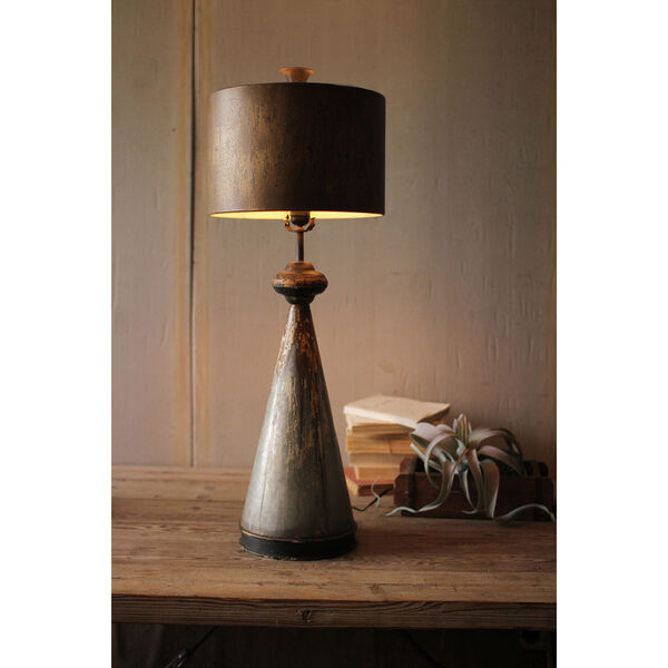 Brown One-Light Table Lamp, image 1