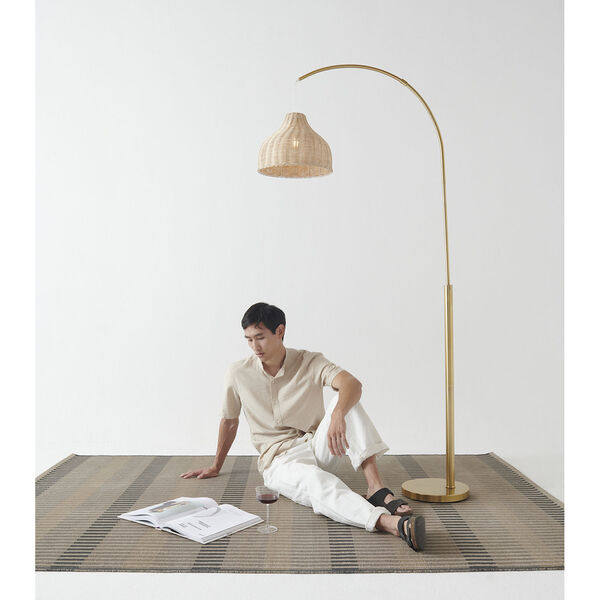 Lark Brass LED Floor Lamp, image 5