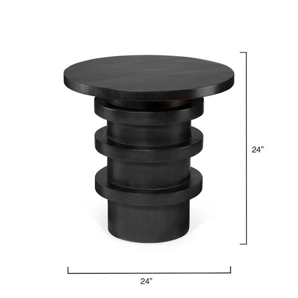 Revolve Charcoal Side Table, image 3