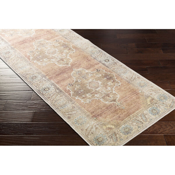 Antiquity Tan Runner 2 Ft. 7 In. x 7 Ft. 3 In. Machine Woven Rug, image 2