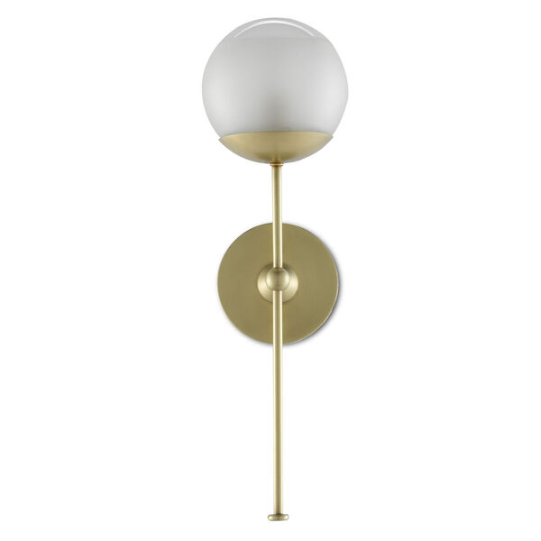 Montview Brushed Brass One-Light Wall Sconce, image 4