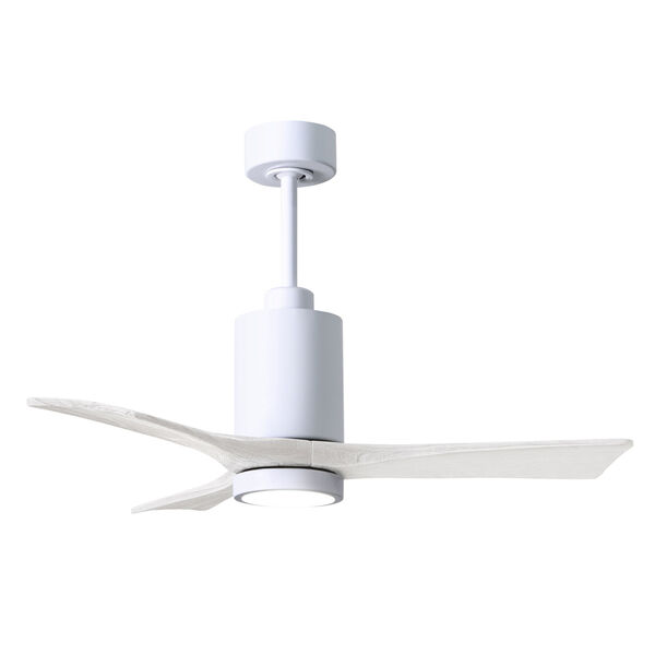 Patricia-3 Gloss White 42-Inch Ceiling Fan with LED Light Kit, image 4