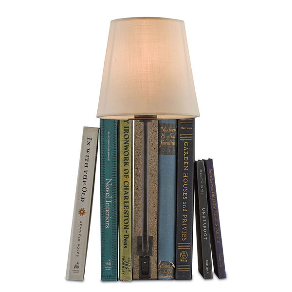 Oldknow Aged Steel One-Light Bookcase Lamp, image 5