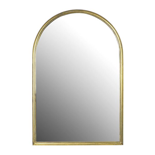 Gold 24 x 36-Inch Arched Wall Mirror, image 1