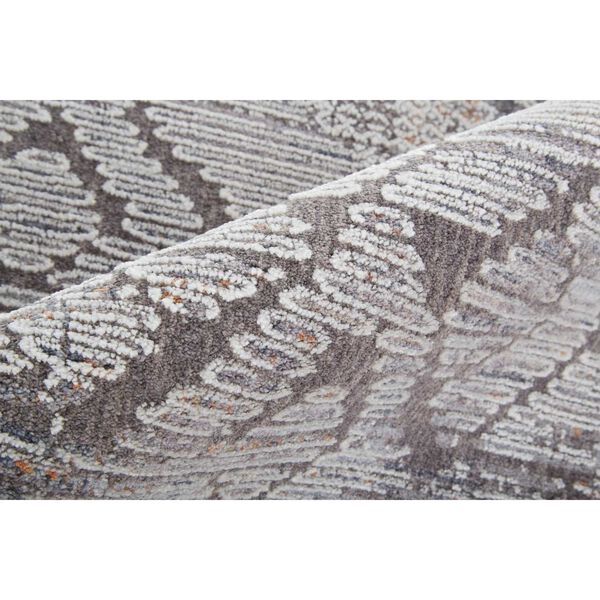 Francisco Industrial Abstract Ivory Gray Area Rug, image 6