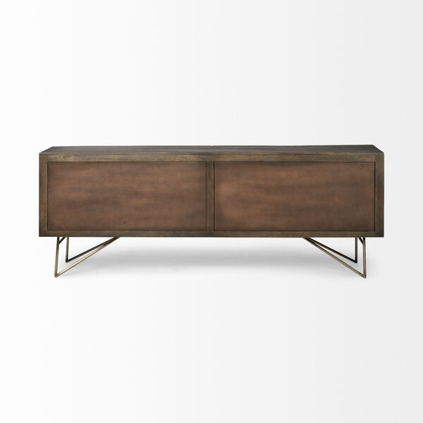 Darwin Brown and Gold Sideboards, image 4