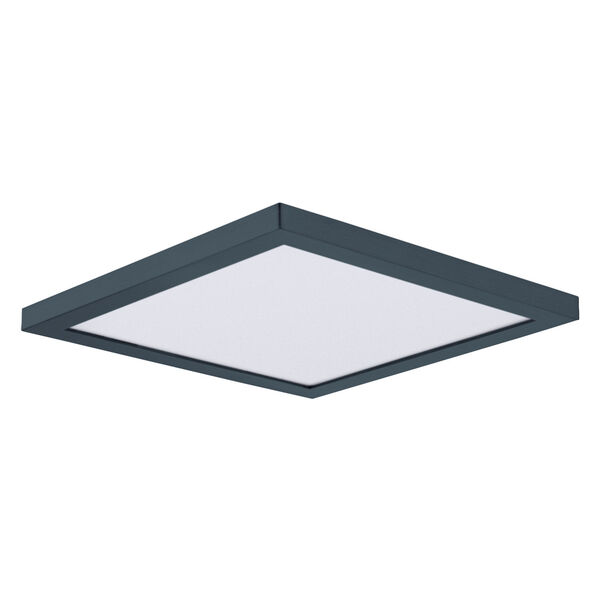 Chip Black Seven-Inch Square LED Flush Mount, image 1