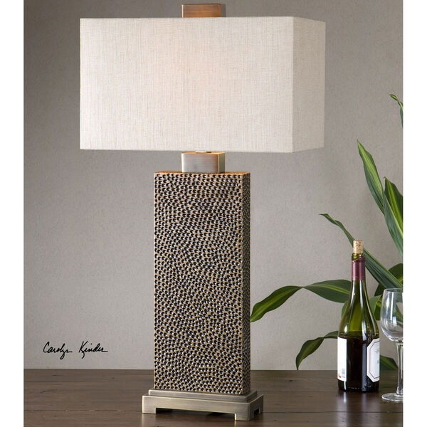 Canfield Coffee Bronze One-Light Table Lamp, image 2