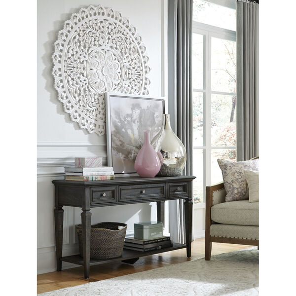 Calistoga Weathered Charcoal Sofa Table, image 2