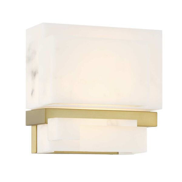 Arzon Soft Brass LED Wall Sconce, image 1