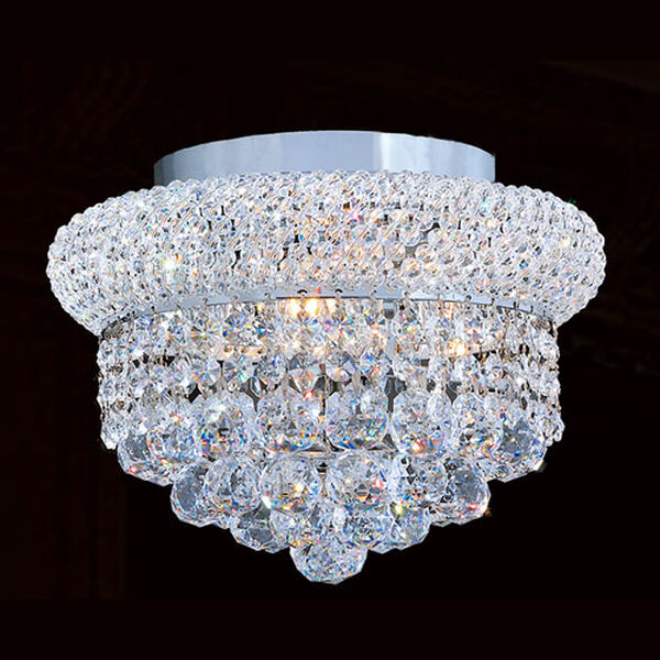 Empire Four-Light Chrome Finish with Clear-Crystals Ceiling-Light, image 1