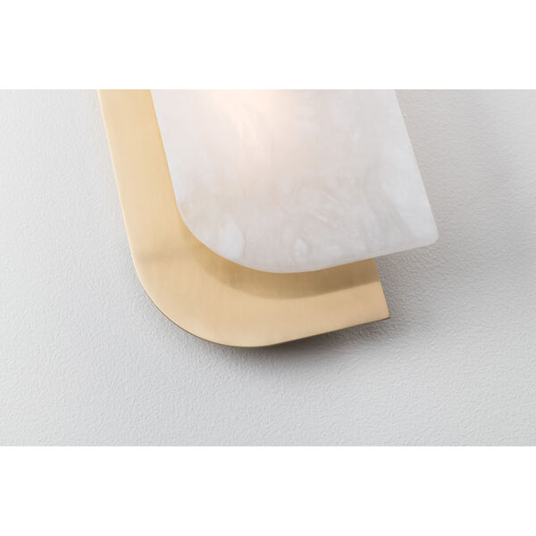 Yin and Yang Aged Brass LED 5.5-Inch Wall Sconce, image 4