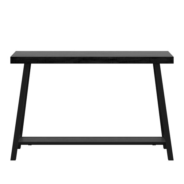 Gio Black X-Base Sofa Entryway Table, image 2