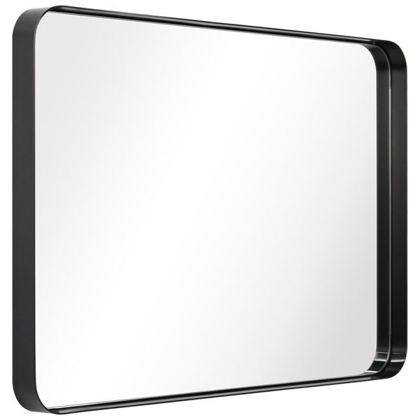 Black 24 x 36-Inch Rectangle Wall Mirror, image 4