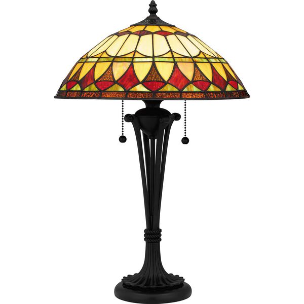 Sevilla Matte Black Two-Light Table Lamp, image 3