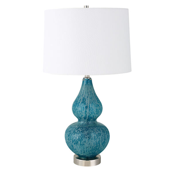 Avalon Light Blue and Turquoise One-Light Table Lamp, image 5