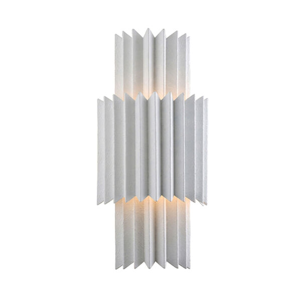 Moxy Gesso White Two-Light Wall Sconce, image 1